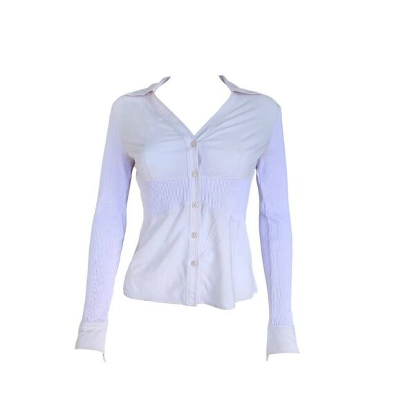 express fitted knit button down - Picture 1 of 7
